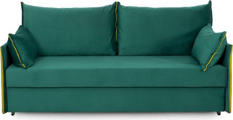 Диван-кровать «Том» Мора зеленый / Мора горчица