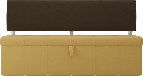 Кухонный диван-кровать «Стоун» Желтыйкоричневый, Микровельвет