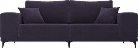 Прямой диван «Льюес» Фиолетовый, Велюр