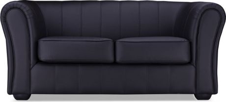 Двухместный диван-кровать «Бруклин Премиум» Экокожа Блек