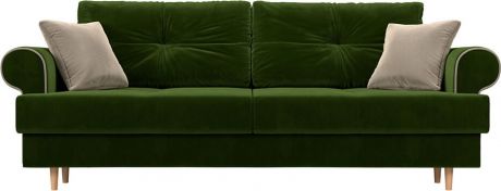 Диван-кровать «Сплин» Зеленый, Микровельвет