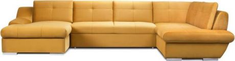 Модульный диван «Чикаго» Желтый, велюр