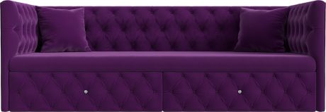 Детский диван-кровать «Найс» Фиолетовый, Микровельвет