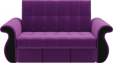 Диван-кровать «Родос» ФиолетовыйЧерный, Микровельвет