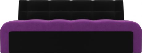 Кухонный диван-кровать «Люксор» ФиолетовыйЧерный, Микровельвет