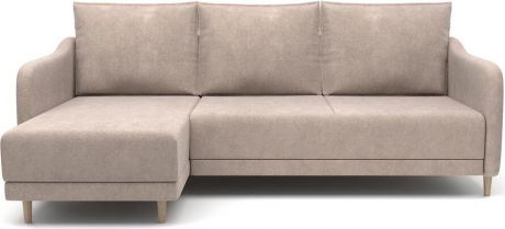 Угловой диван-кровать «Бьёрг» Milano 1 cream, левый