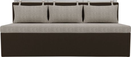 Кухонный диван-кровать «Метро» Корфу 02\коричневый, Корфу\Микровельвет