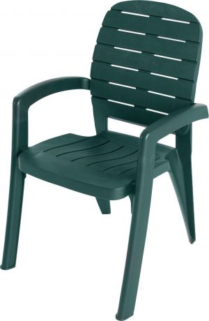 Кресло пластиковое «Прованс» Темно-зеленое