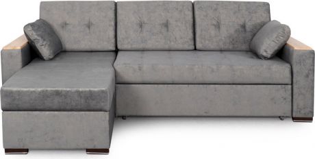 Угловой диван-кровать «Монако 1» Лана серый