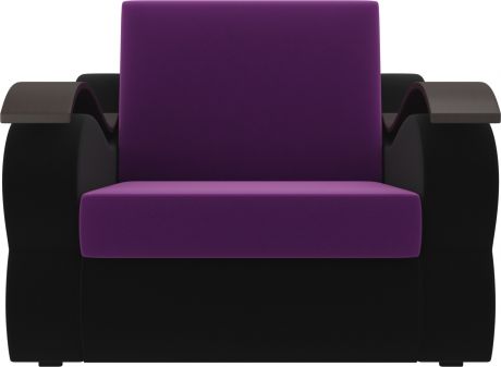 Кресло-кровать «Меркурий 60» ФиолетовыйЧерный, Микровельвет