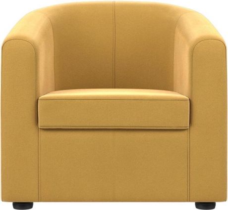 Кресло «Норден» Желтый, Микровельвет
