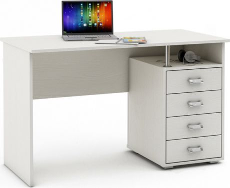 Компьютерный стол «Имидж 51» Белый