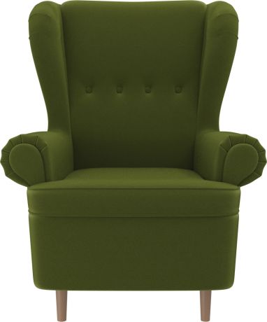 Кресло «Торин» Зеленый, Микровельвет