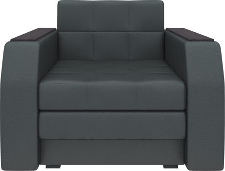 Кресло-кровать «Атлантида» Черный, Экокожа