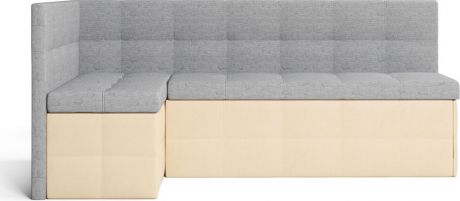 Кухонный угловой диван-кровать «Домино» Gray, левый