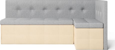 Кухонный угловой диван-кровать «Домино 2» Gray, правый