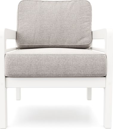 Кресло «Бергер» Kiton 05, эмаль белая, рогожка