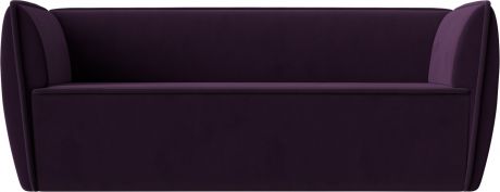 Трехместный диван «Бергамо» Фиолетовый, Велюр
