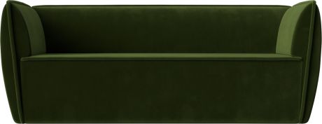 Трехместный диван «Бергамо» Зеленый, Микровельвет