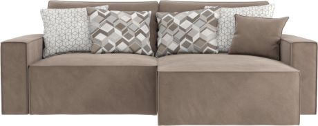 Угловой диван-кровать «Корсо-3» Цвет: Premier 09, Угол: Универсальный, Механизм: Еврокнижка