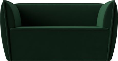 Двухместный диван «Бергамо» Зеленый, Велюр