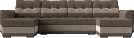 Угловой П-образный диван «Честер» Корфу 03бежевый, КорфуМикровельвет