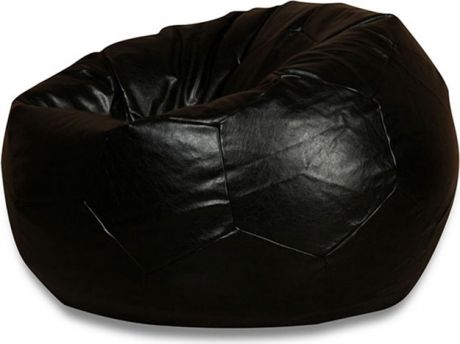 Кресло-мешок «Мяч» Черный, экокожа, классический
