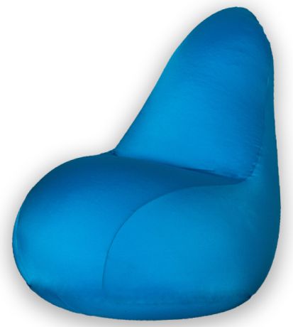 Кресло-груша «Flexy» Голубой, спандекс, классический