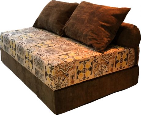Бескаркасный диван «PuzzleBag» Сиена, Коричневый, XL
