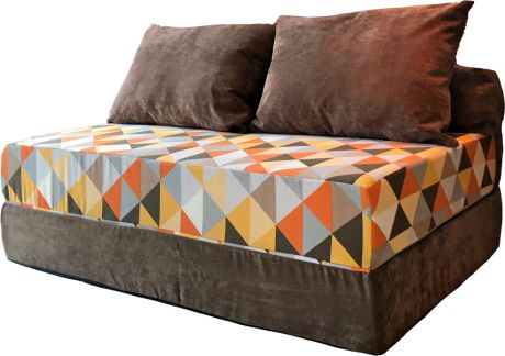 Бескаркасный диван «PuzzleBag» Янтарь, XL