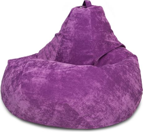Кресло-мешок «Груша» Фиолетовый, Микровельвет, 3ХL