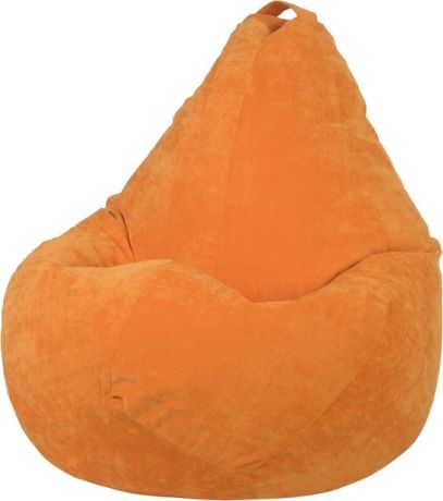 Кресло-мешок «Груша» Оранжевый, Микровельвет, 3XL
