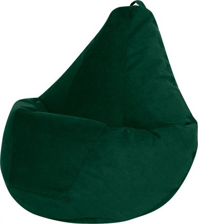 Кресло-мешок «Груша» Зеленый, Велюр, 2XL