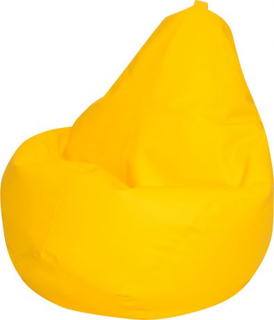 Кресло-мешок «Груша» Желтый, Экокожа, 3ХL