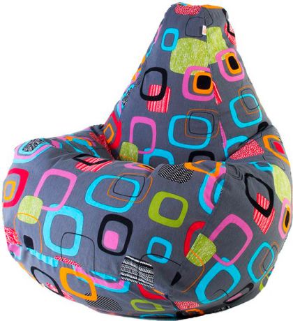 Кресло-мешок «Груша» Жаккард, Мумбо, XL