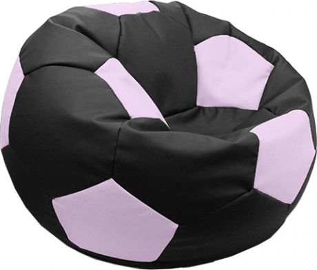 Кресло-мешок «Мяч» черный + фиолетовый, XL