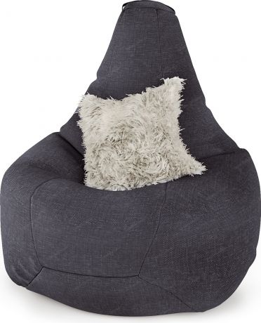 Кресло-мешок «Груша» Серый, рогожка