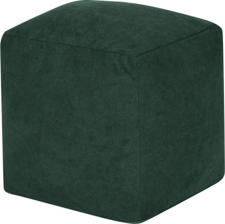 Пуф Классический «Куб» Зеленый, велюр