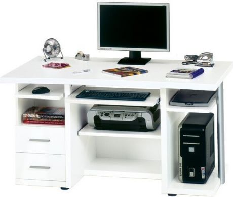 Компьютерный стол «Моби» Белый