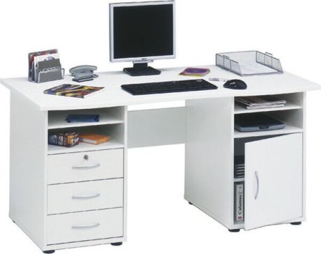 Компьютерный стол «Школьник» Белый