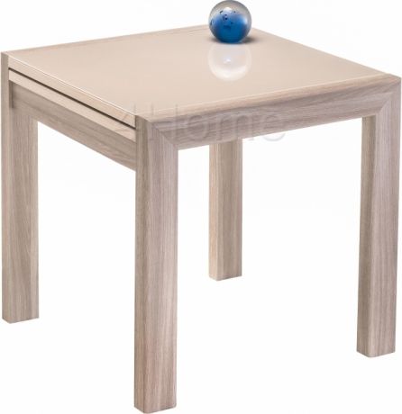 Стол стеклянный «Стеклянный стол Джендри капучино / ясень шимо светлый» 462095WO