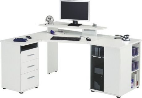 Компьютерный стол «Максимус» Белый