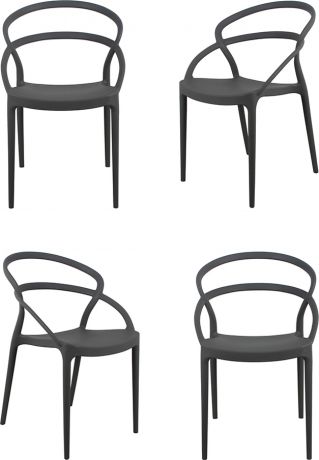 Комплект из 4-х стульев «Margo» Серый