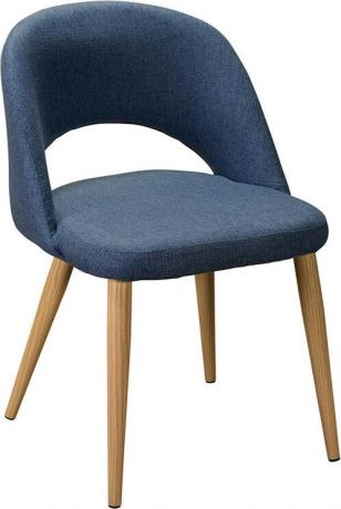 Кресло «Lars Сканди» Голубой, дуб натуральный