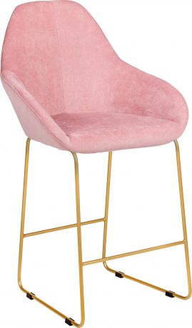 Барное кресло «Kent» Розовый, линк, золото