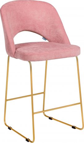 Барное кресло «Lars» Розовый, линк, золото