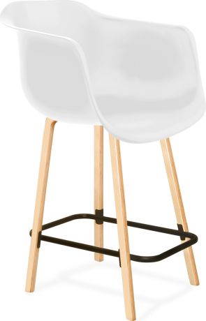 Барный стул SHT-ST31/S94-1 Белый, черный муар