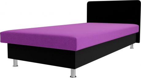 Кровать «Мальта» ФиолетовыйЧерный, Микровельвет