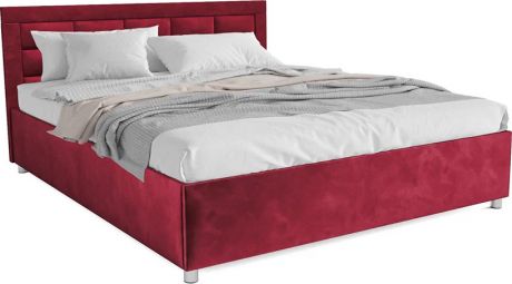 Кровать «Версаль» 140 Star velvet 3 dark red