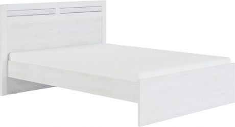 Кровать «Амели 140» Дуб Харбор/Белый глянец
